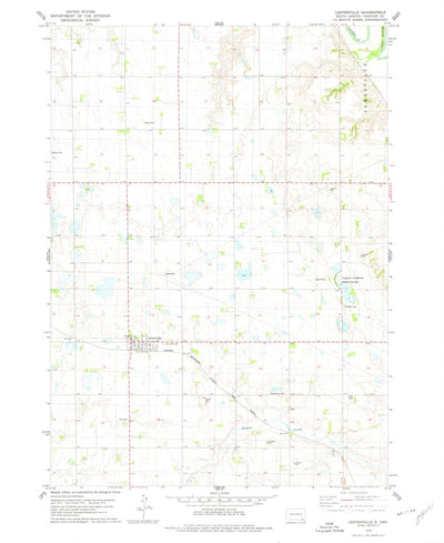 United States Geological Survey Lesterville, SD (1978, 24000-Scale) digital map