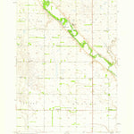 United States Geological Survey Letcher NE, SD (1957, 24000-Scale) digital map