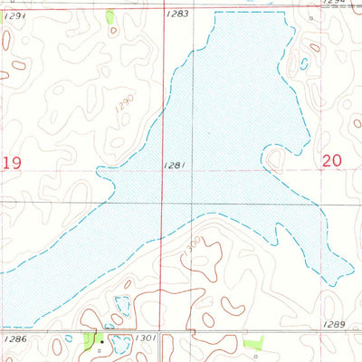 United States Geological Survey Letcher, SD (1979, 24000-Scale) digital map