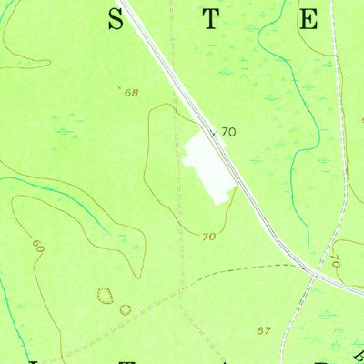 United States Geological Survey Letford, GA (1958, 24000-Scale) digital map