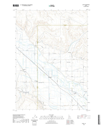 United States Geological Survey Letha, ID (2020, 24000-Scale) digital map