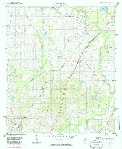 United States Geological Survey Letohatchee, AL (1981, 24000-Scale) digital map