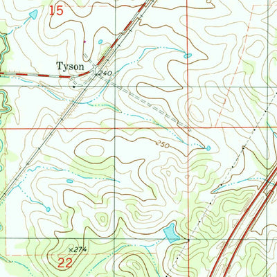 United States Geological Survey Letohatchee, AL (1981, 24000-Scale) digital map