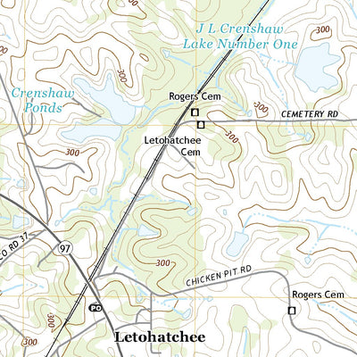 United States Geological Survey Letohatchee, AL (2020, 24000-Scale) digital map