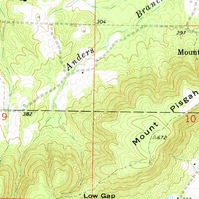 United States Geological Survey Letona, AR (1962, 24000-Scale) digital map