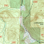 United States Geological Survey Letterbox Hill, CA (1993, 24000-Scale) digital map