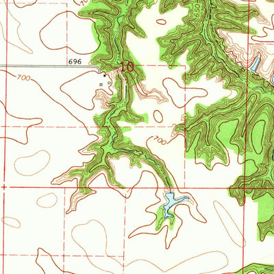 United States Geological Survey Letts, IA (1965, 24000-Scale) digital map