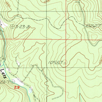 United States Geological Survey Letz Creek, OR (1984, 24000-Scale) digital map