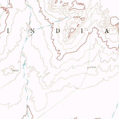 United States Geological Survey Leupp, AZ (1955, 62500-Scale) digital map