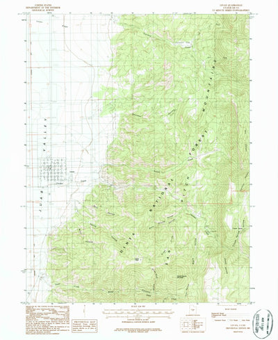 United States Geological Survey Levan, UT (1983, 24000-Scale) digital map