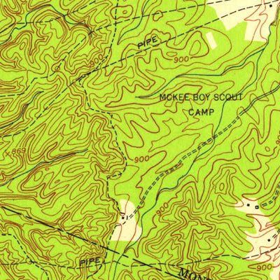 United States Geological Survey Levee, KY (1950, 24000-Scale) digital map