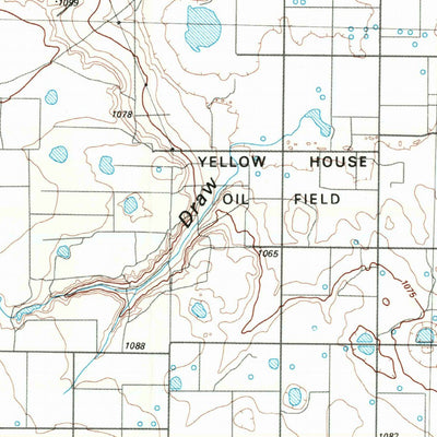 United States Geological Survey Levelland, TX (1985, 100000-Scale) digital map