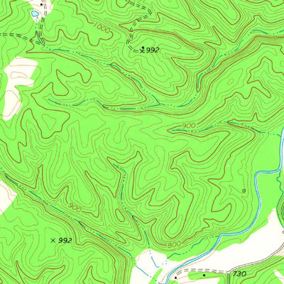 United States Geological Survey Levels, WV (1973, 24000-Scale) digital map