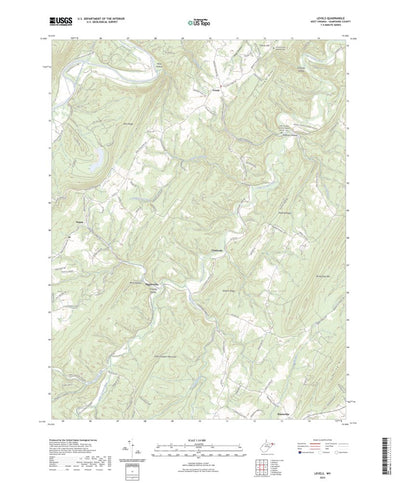United States Geological Survey Levels, WV (2023, 24000-Scale) digital map
