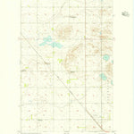 United States Geological Survey Leverich, ND (1954, 24000-Scale) digital map