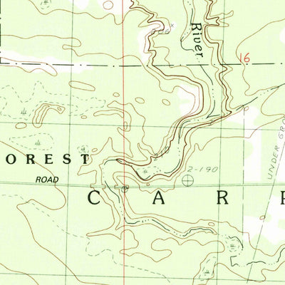 United States Geological Survey Levering, MI (1982, 25000-Scale) digital map