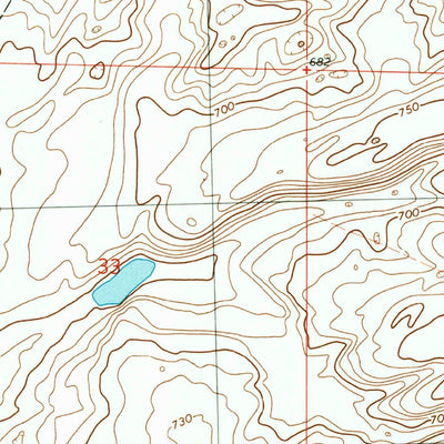 United States Geological Survey Levey SW, WA (1991, 24000-Scale) digital map