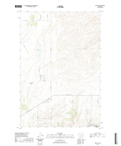 United States Geological Survey Levey SW, WA (2020, 24000-Scale) digital map