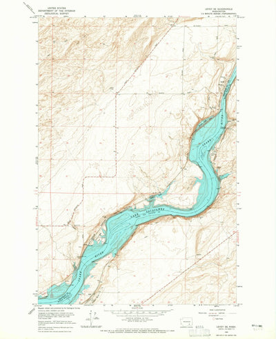 United States Geological Survey Levey, WA (1964, 24000-Scale) digital map