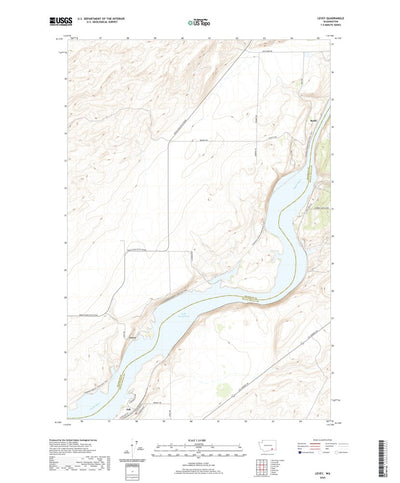 United States Geological Survey Levey, WA (2020, 24000-Scale) digital map