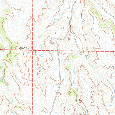 United States Geological Survey Lewellen, NE (1971, 24000-Scale) digital map