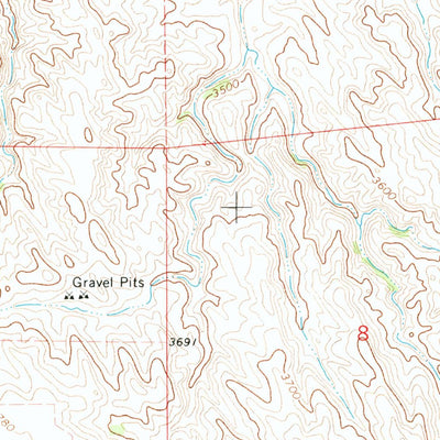 United States Geological Survey Lewellen, NE (1971, 24000-Scale) digital map