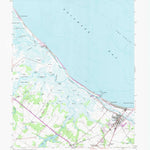 United States Geological Survey Lewes, DE (1954, 24000-Scale) digital map