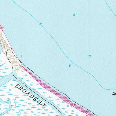United States Geological Survey Lewes, DE (1954, 24000-Scale) digital map