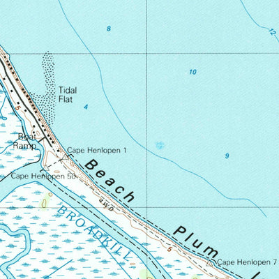 United States Geological Survey Lewes, DE (1984, 24000-Scale) digital map