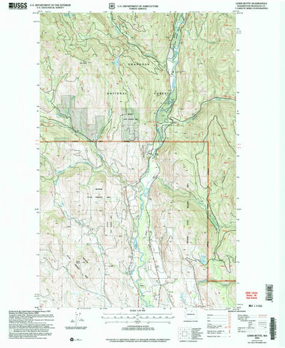 United States Geological Survey Lewis Butte, WA (2002, 24000-Scale) digital map