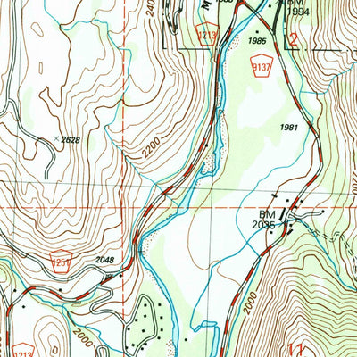 United States Geological Survey Lewis Butte, WA (2002, 24000-Scale) digital map