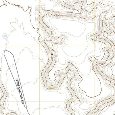 United States Geological Survey Lewis Canyon, NM (2023, 24000-Scale) digital map
