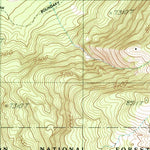 United States Geological Survey Lewis Canyon, WY (1989, 24000-Scale) digital map