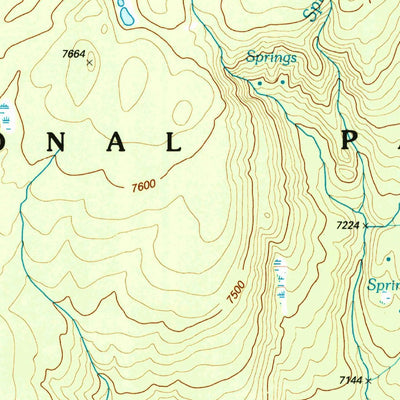United States Geological Survey Lewis Canyon, WY (1996, 24000-Scale) digital map