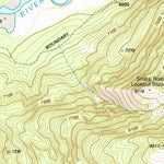 United States Geological Survey Lewis Canyon, WY (1996, 24000-Scale) digital map