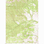 United States Geological Survey Lewis Creek, MT (1988, 24000-Scale) digital map