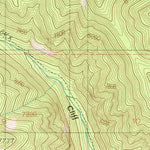 United States Geological Survey Lewis Creek, MT (1988, 24000-Scale) digital map