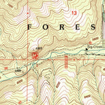 United States Geological Survey Lewis Creek, MT (2000, 24000-Scale) digital map