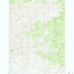 United States Geological Survey Lewis Creek, OR (1990, 24000-Scale) digital map