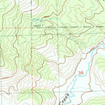 United States Geological Survey Lewis Creek, OR (1990, 24000-Scale) digital map