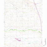 United States Geological Survey Lewis Flat, WY (1953, 24000-Scale) digital map