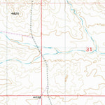 United States Geological Survey Lewis Flat, WY (1953, 24000-Scale) digital map