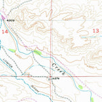 United States Geological Survey Lewis Flat, WY (1953, 24000-Scale) digital map