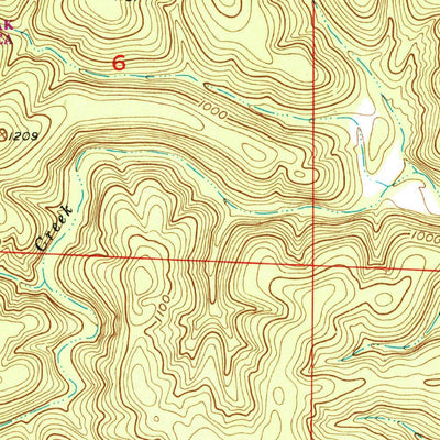 United States Geological Survey Lewis Hollow, MO (1951, 24000-Scale) digital map