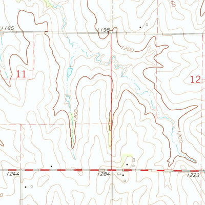 United States Geological Survey Lewis, IA (1971, 24000-Scale) digital map