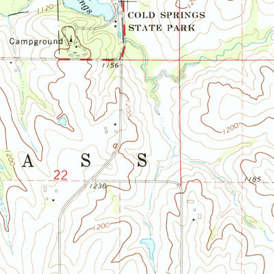 United States Geological Survey Lewis, IA (1971, 24000-Scale) digital map