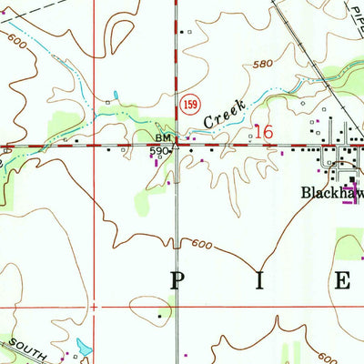 United States Geological Survey Lewis, IN (1963, 24000-Scale) digital map