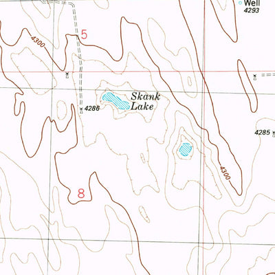 United States Geological Survey Lewis Lake, CO (1982, 24000-Scale) digital map