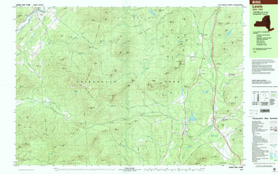 United States Geological Survey Lewis, NY (1999, 25000-Scale) digital map