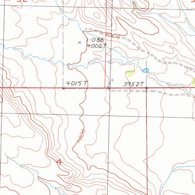 United States Geological Survey Lewis Peak, MT (1985, 24000-Scale) digital map